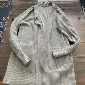 lululemon athletica Gray Cardigan Sweater